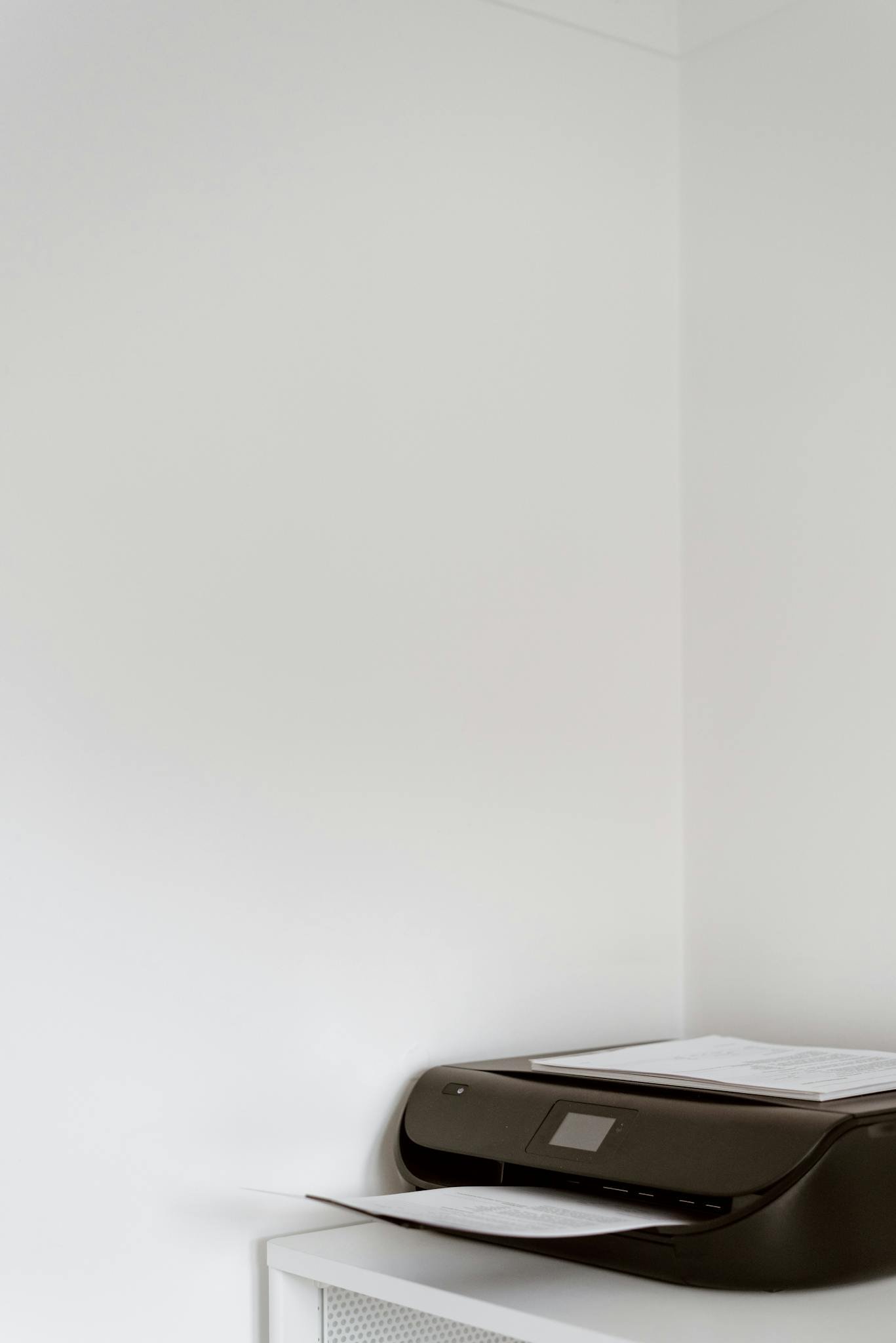 Office Equipment and furniture supplier 4 modern printer with paper in office Office Equipment and furniture supplier